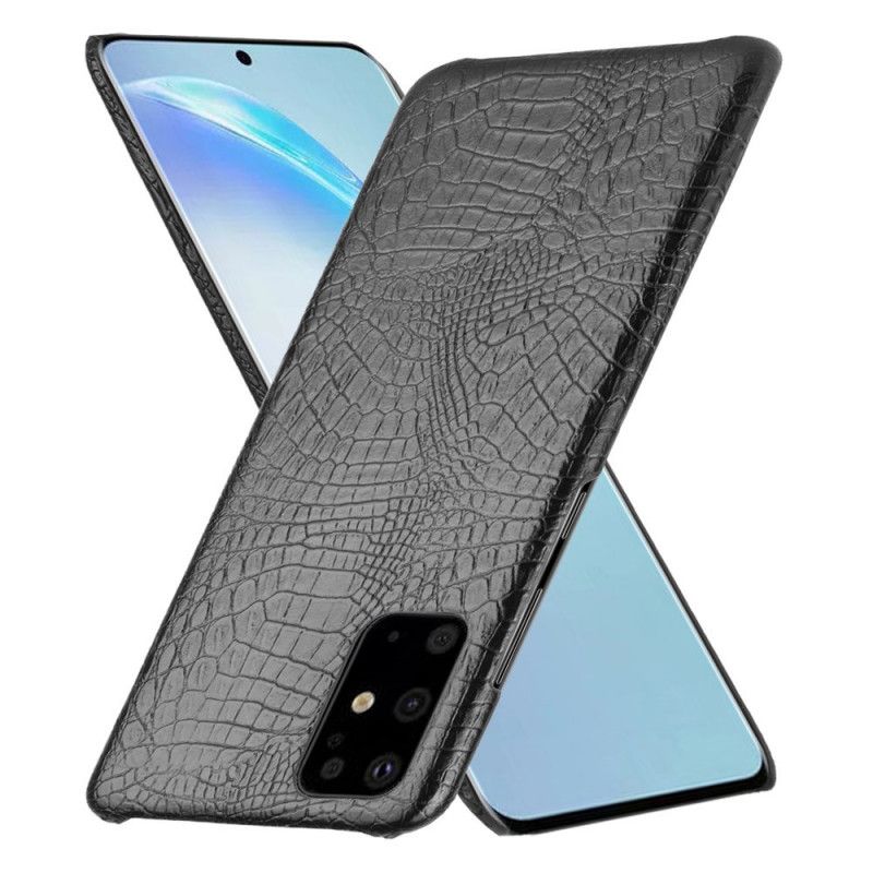 Deksel Samsung Galaxy S20 Plus / S20 Plus 5G Svart Krokodillehudeffekt