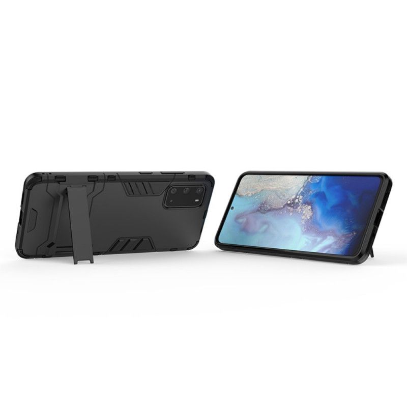 Deksel Samsung Galaxy S20 Plus / S20 Plus 5G Svart Sterk Tunge Beskyttelse