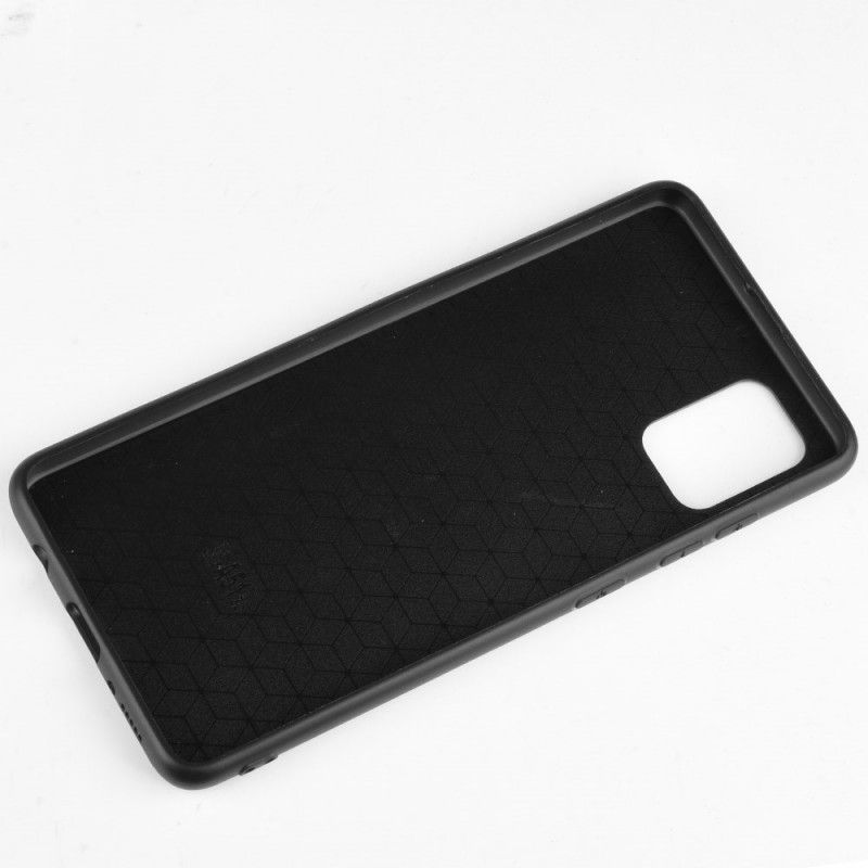 Deksel Samsung Galaxy S20 Plus / S20 Plus 5G Svart Sydd Skinneffekt