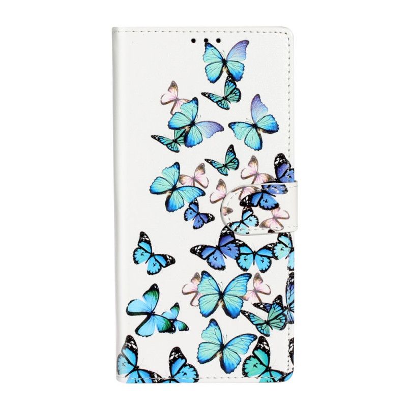 Folio Deksel Samsung Galaxy S20 Plus / S20 Plus 5G Design Sommerfugler