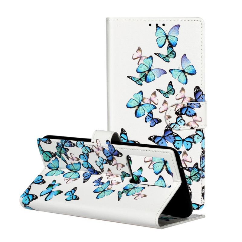 Folio Deksel Samsung Galaxy S20 Plus / S20 Plus 5G Design Sommerfugler