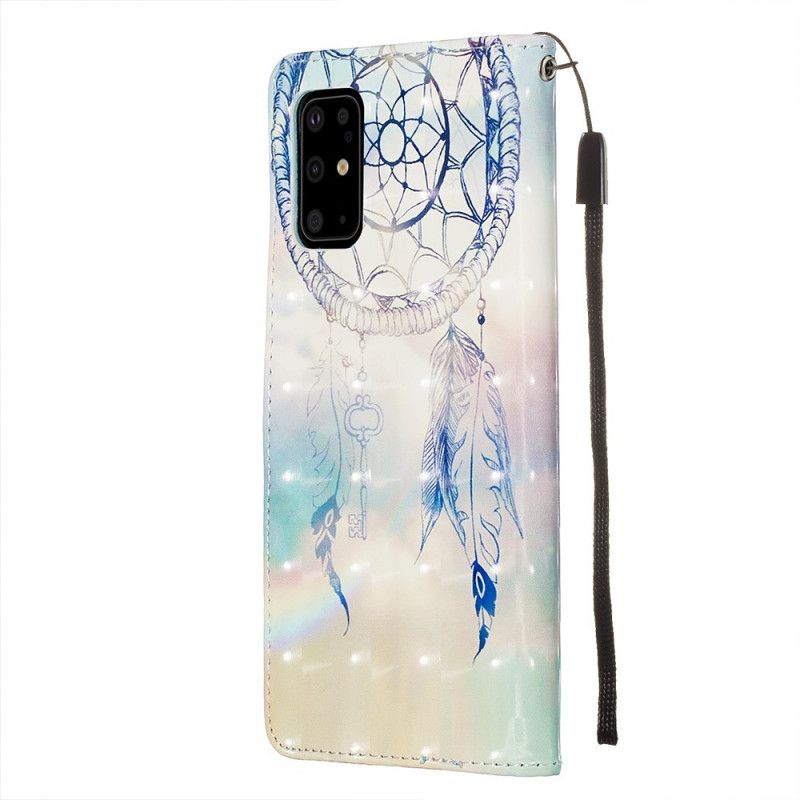 Folio Deksel Samsung Galaxy S20 Plus / S20 Plus 5G Rød Akvarell Drømmefanger