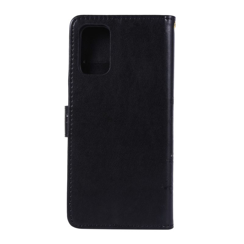 Folio Deksel Samsung Galaxy S20 Plus / S20 Plus 5G Svart Fortryllede Sommerfugler Anti-fall