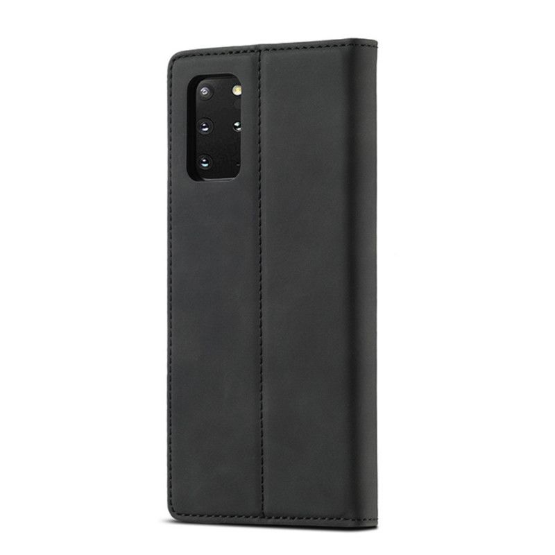 Folio Deksel Samsung Galaxy S20 Plus / S20 Plus 5G Svart Lc.Imeeke Skinneffekt