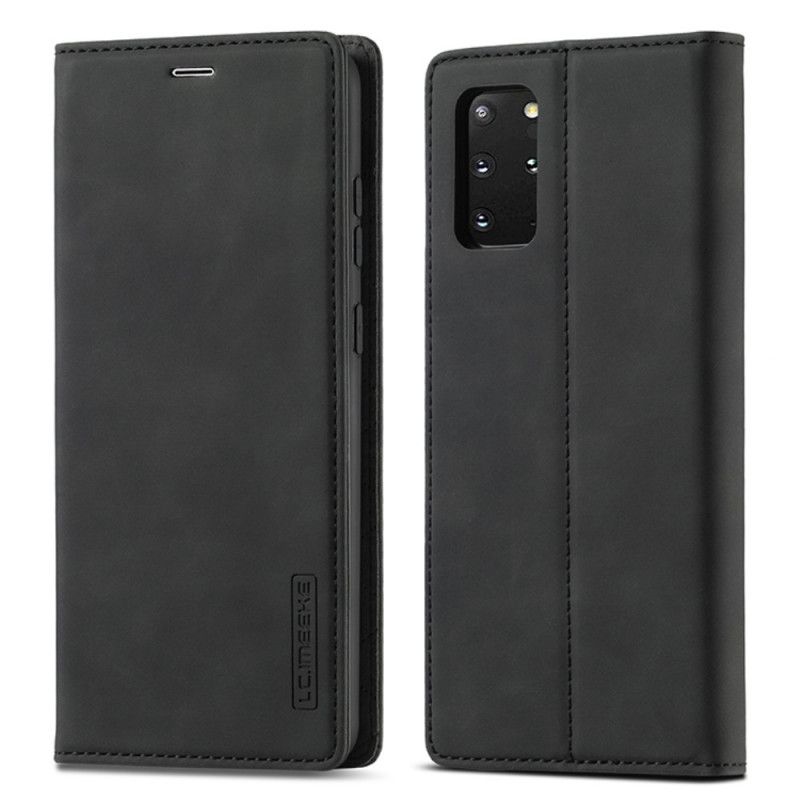 Folio Deksel Samsung Galaxy S20 Plus / S20 Plus 5G Svart Lc.Imeeke Skinneffekt