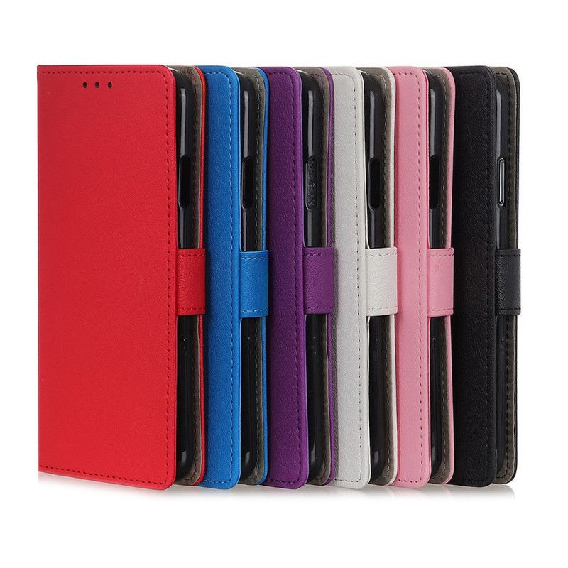 Folio Deksel Oppo A74 4g Enkel Skinnende Skinneffekt