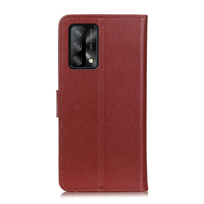 Folio Deksel Oppo A74 4g Tradisjonelt Litchi