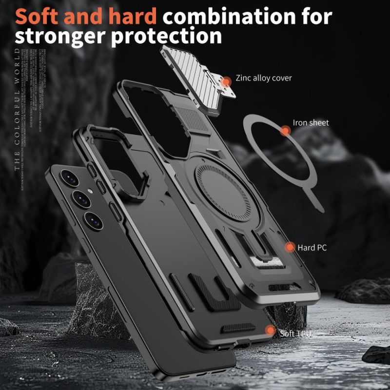 Deksel Samsung Galaxy S25 5g Magsafe-kompatibel Montering Og Linsebeskytter Beskyttelse Deksel