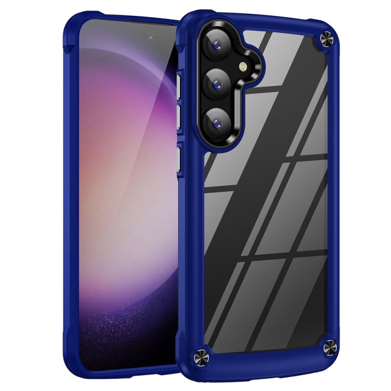 Deksel Samsung Galaxy S25 5g Mobildeksel Klar Med Silikonkanter