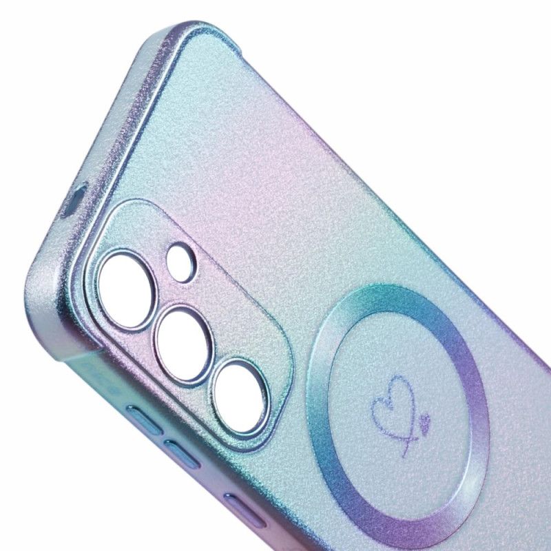 Deksel Samsung Galaxy S25 5g Mobildeksel Magnetisk Hjerte