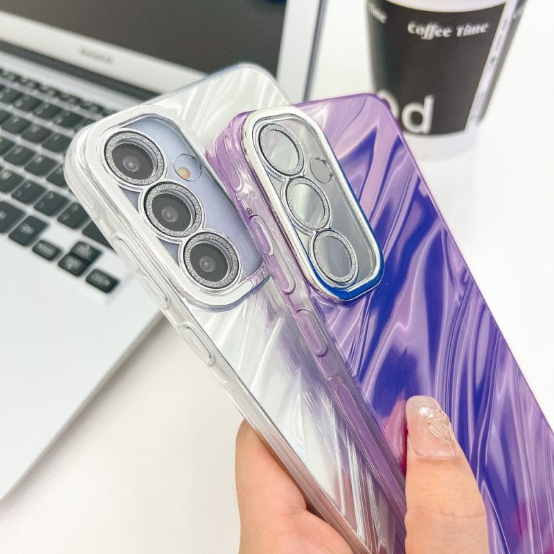 Deksel Til Samsung Galaxy S25 5g Perlemoraktig Med Beskyttelsesfilm