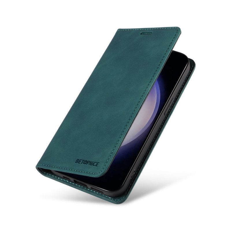 Folio Deksel Lær Samsung Galaxy S25 5g Mobildeksel Betopnice