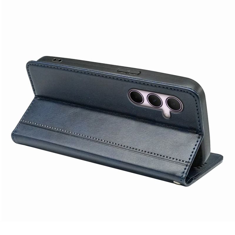 Folio Deksel Samsung Galaxy S25 5g Integrert Magnetisk Lukking Beskyttelse Deksel