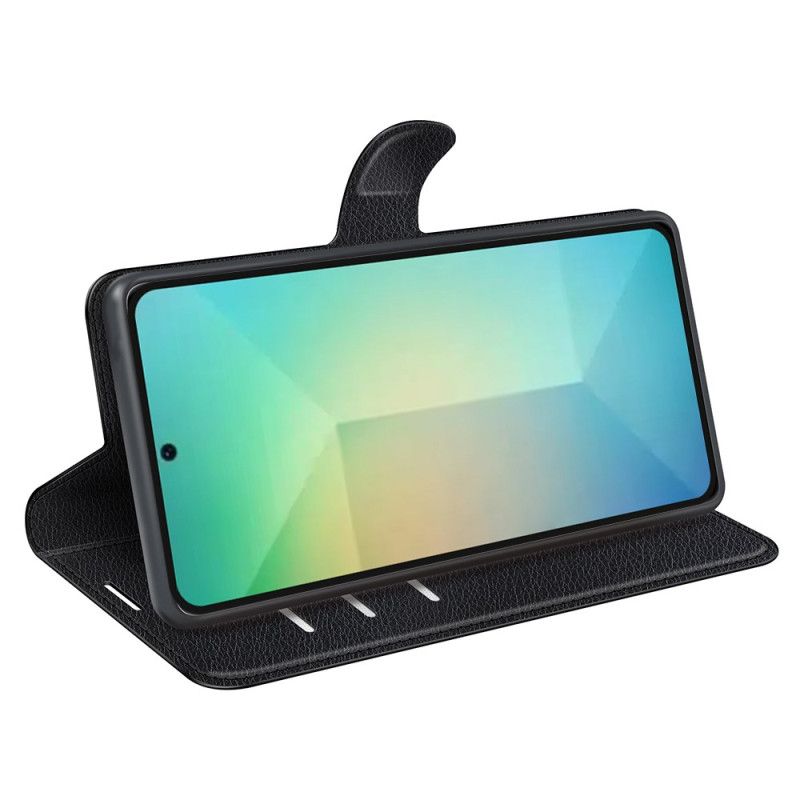 Folio Deksel Samsung Galaxy S25 5g Klassisk Litchi-kunstskinn