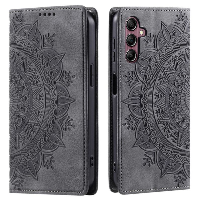 Folio Deksel Samsung Galaxy S25 5g Mandala-mønster Med Semsket Skinneffekt