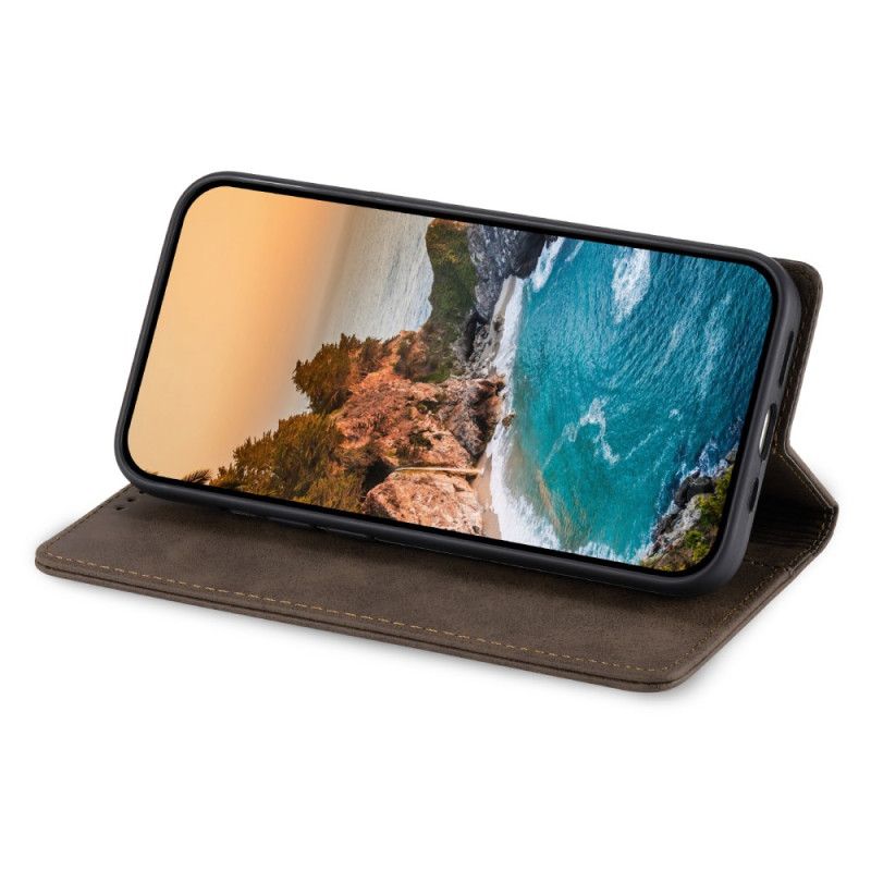 Folio Deksel Samsung Galaxy S25 5g Rfid-blokkerende Skinneffekt