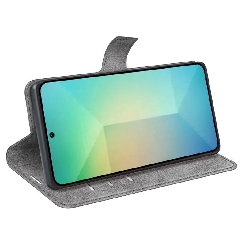 Folio Deksel Samsung Galaxy S25 5g Skinnstil Beskyttelse Deksel