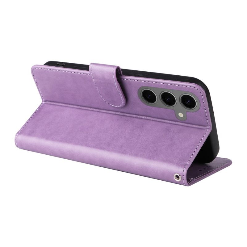 Folio Deksel Samsung Galaxy S25 5g Små Blomster Beskyttelse Deksel