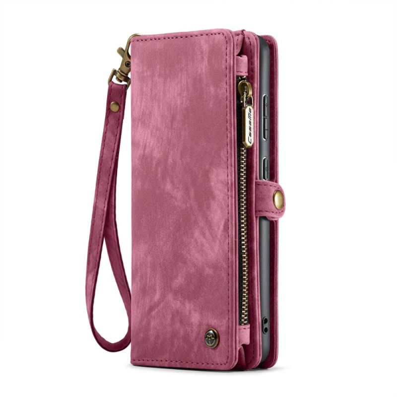 Lærdeksel Folio Deksel Samsung Galaxy S25 5g Mobildeksel Caseme-lommebok