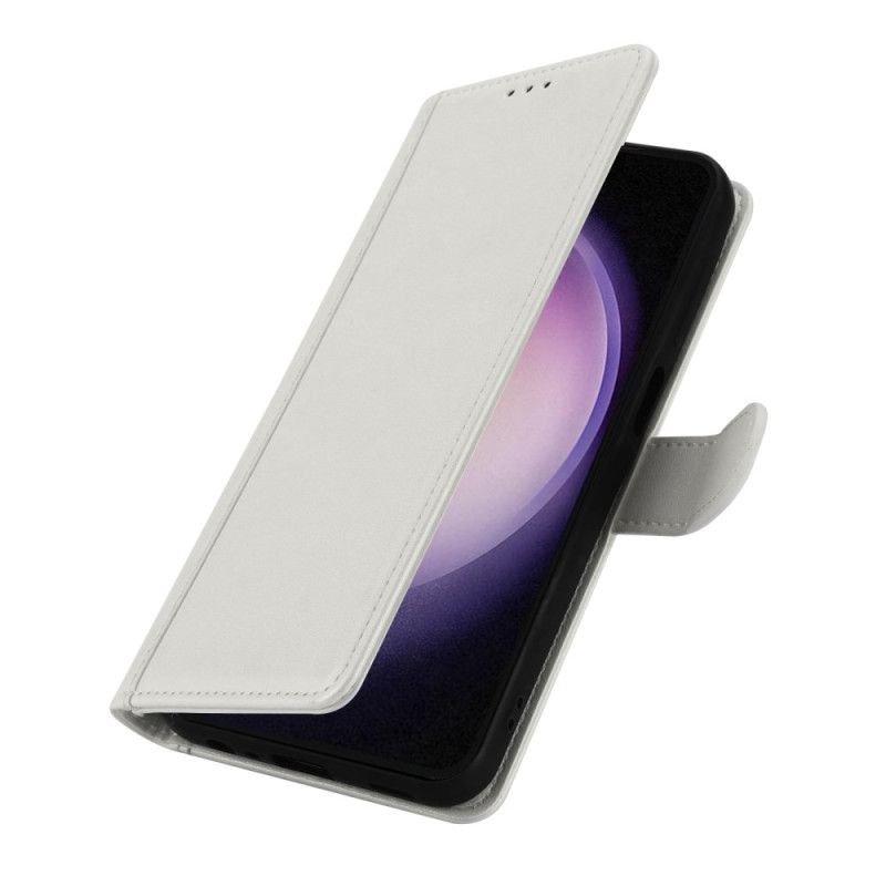 Lærdeksel Folio Deksel Samsung Galaxy S25 5g Mobildeksel Snor