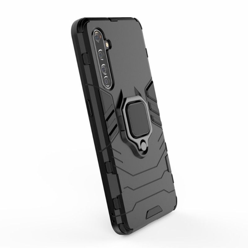 Deksel for Realme X50 Pro Svart Motstandsdyktig Ring