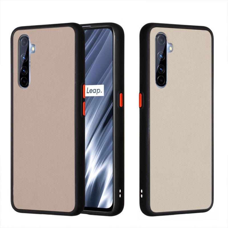 Deksel Realme X50 Pro Svart Hybrid Silikonfelgdesign
