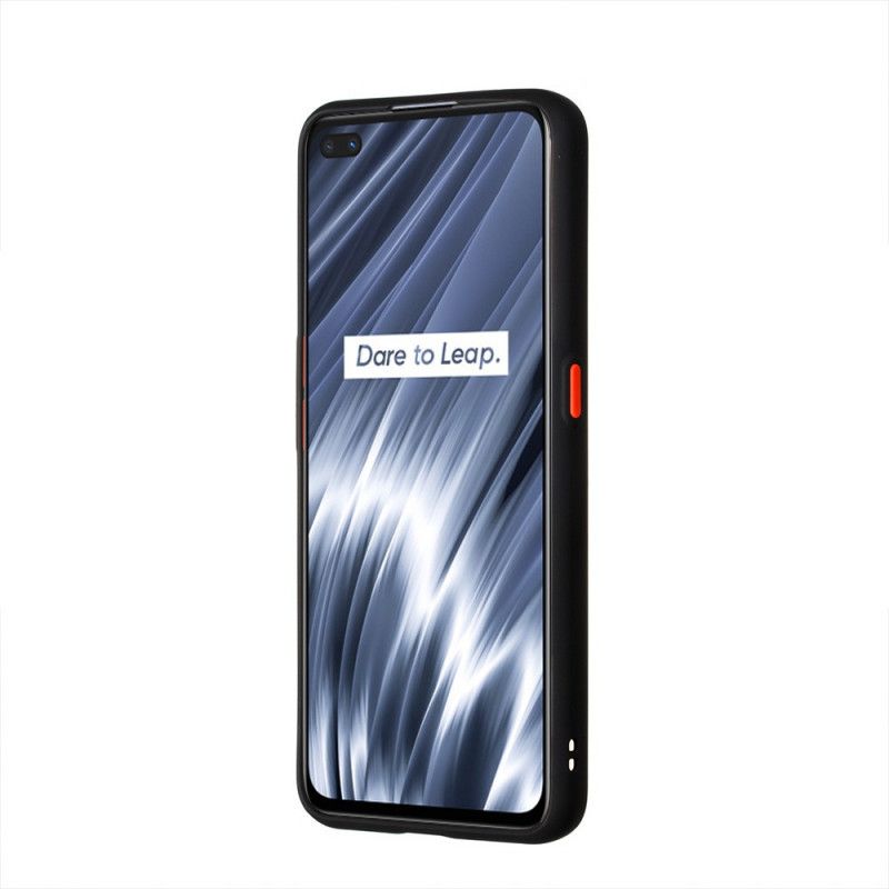 Deksel Realme X50 Pro Svart Hybrid Silikonfelgdesign