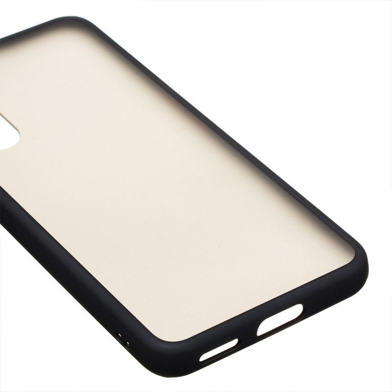 Deksel Realme X50 Pro Svart Hybrid Silikonfelgdesign