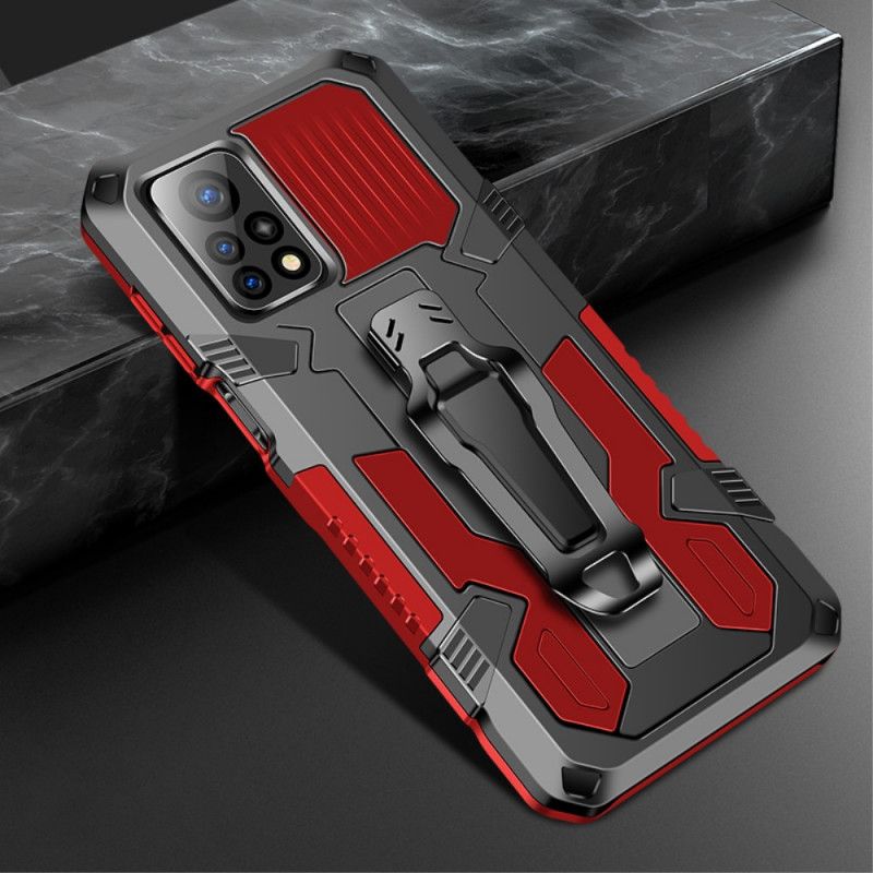 Deksel Xiaomi Mi 10T / 10T Pro Svart Robot Med Belteklips