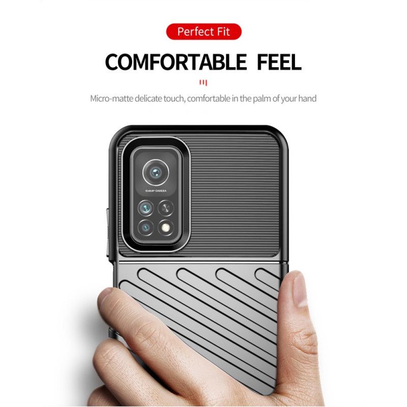 Deksel Xiaomi Mi 10T / 10T Pro Svart Tordenserie Anti-fall