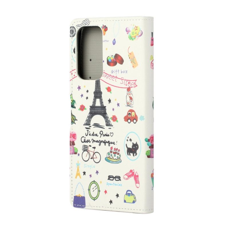 Folio Deksel Xiaomi Mi 10T / 10T Pro Jeg Elsker Paris Anti-fall