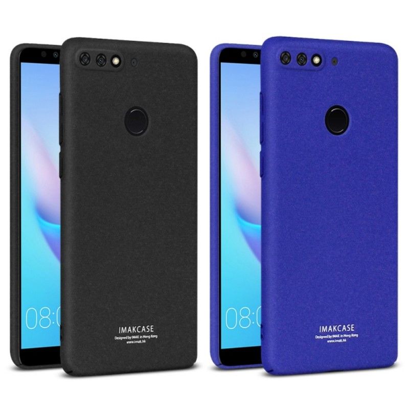 Deksel Huawei Y7 2018 Svart Ring Beskyttelse