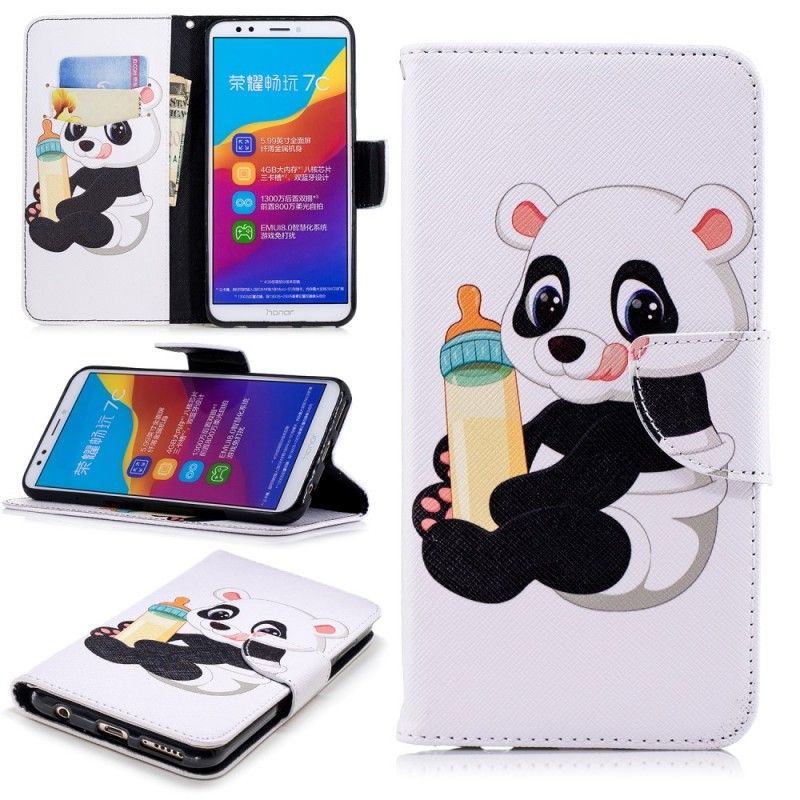 Folio Deksel for Huawei Y7 2018 Babypanda