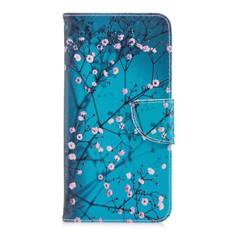Folio Deksel Huawei Y7 2018 Blomstrende Tre Beskyttelse