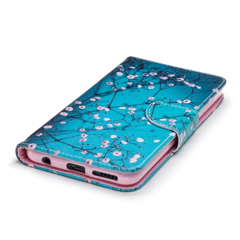 Folio Deksel Huawei Y7 2018 Blomstrende Tre Beskyttelse