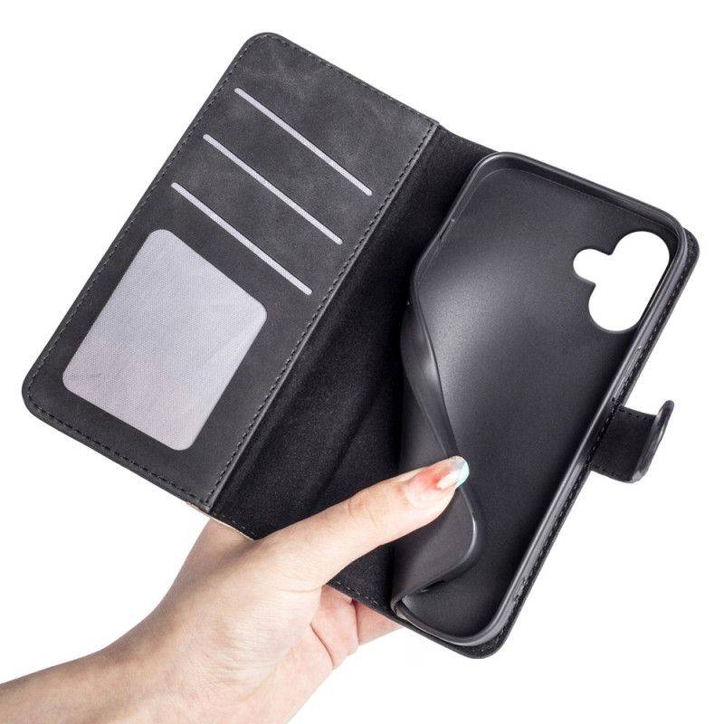 Folio Deksel iPhone 16 Plus Tofarget Design