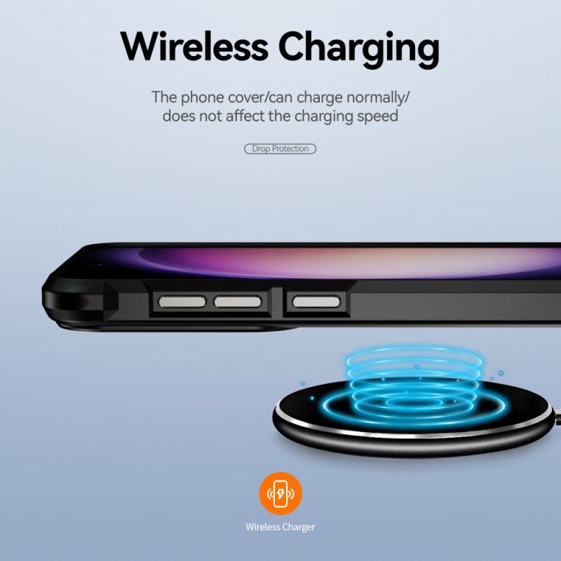 Deksel Samsung Galaxy S25 Plus 5g Gjennomsiktig Hybrid Beskyttelse Deksel