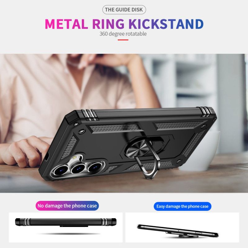 Deksel Samsung Galaxy S25 Plus 5g Klassisk Ringholder Beskyttelse Deksel