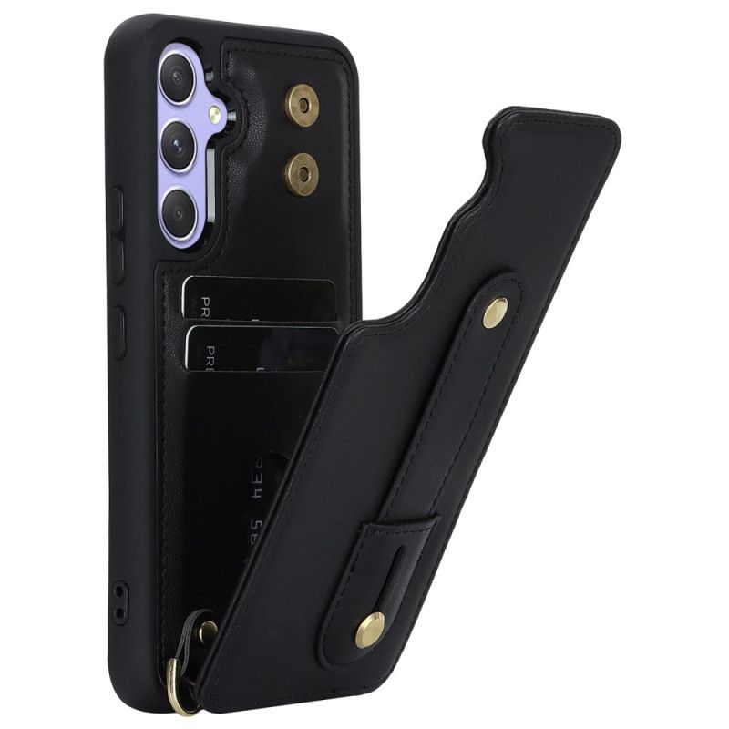 Deksel Samsung Galaxy S25 Plus 5g Kortholder Og Stropp