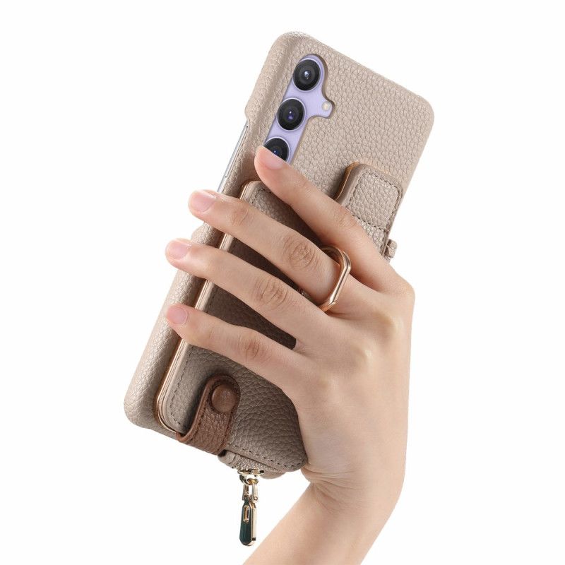 Deksel Samsung Galaxy S25 Plus 5g Lommebok Med Magnetisk Stativ Beskyttelse Deksel