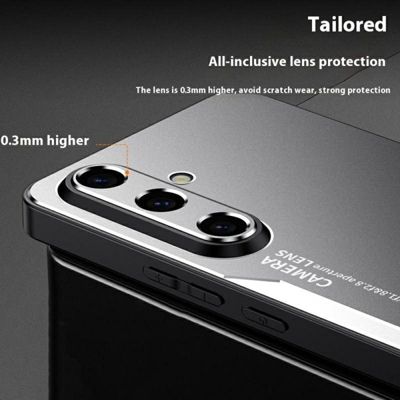 Deksel Samsung Galaxy S25 Plus 5g Metalleffekt Beskyttelse Deksel