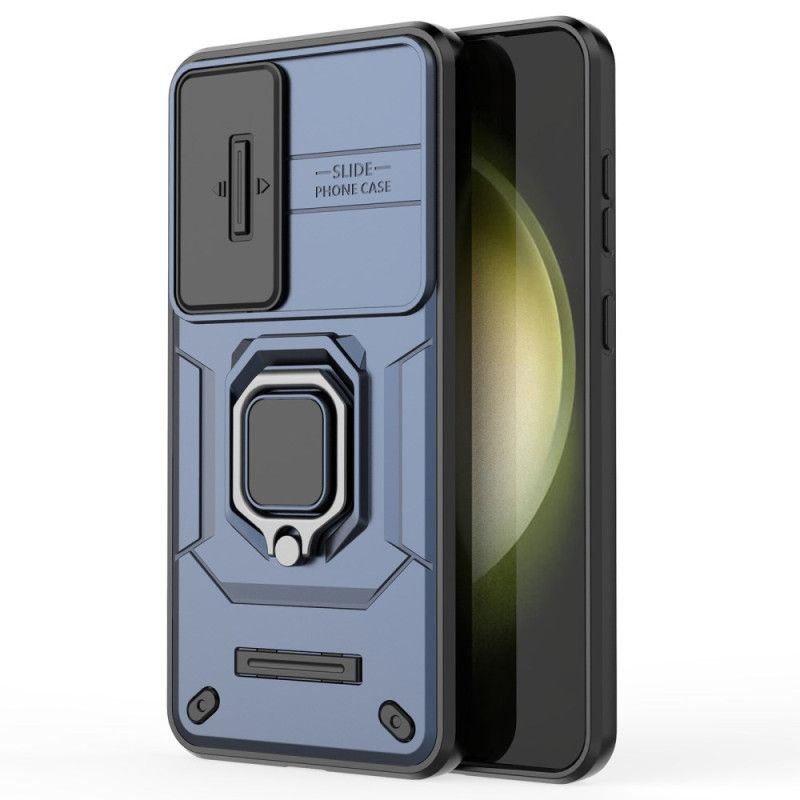 Deksel Samsung Galaxy S25 Plus 5g Mobildeksel Slitesterk Ring Med Linsebeskytter