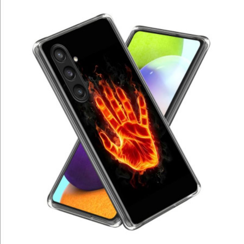 Deksel Til Samsung Galaxy S25 Plus 5g Brennende Hånd