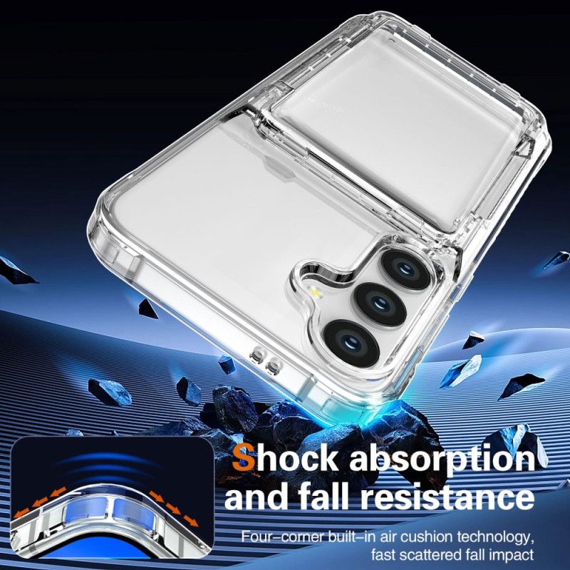 Deksel Til Samsung Galaxy S25 Plus 5g Gjennomsiktig Kortholder