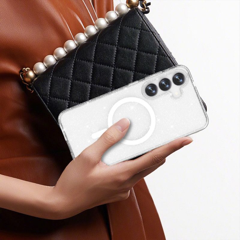 Deksel Til Samsung Galaxy S25 Plus 5g Magsafe-kompatibel Glitterbakside