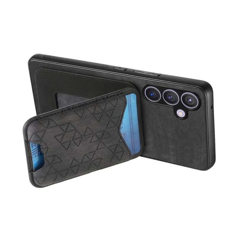 Deksel Til Samsung Galaxy S25 Plus 5g Med Kortholder Og Stativ