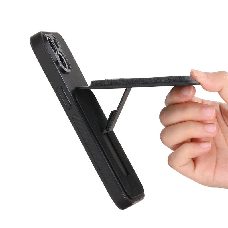 Deksel Til Samsung Galaxy S25 Plus 5g Med Kortholder Og Stativ