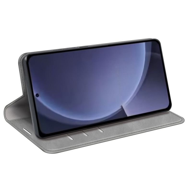 Folio Deksel Lær Samsung Galaxy S25 Plus 5g Klassisk