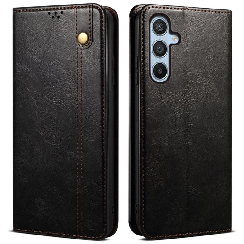 Folio Deksel Lær Samsung Galaxy S25 Plus 5g Vokset Kunstskinn