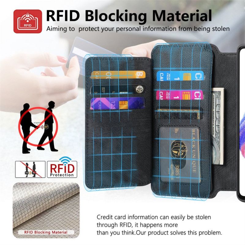 Folio Deksel Samsung Galaxy S25 Plus 5g Caseneo Magnetisk Avtakbar Urkasse